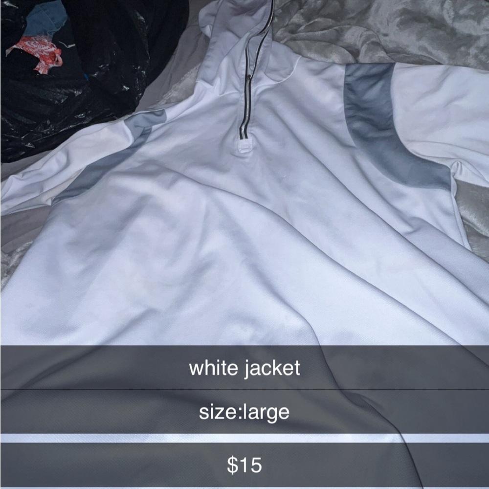 White and Gray Jacket